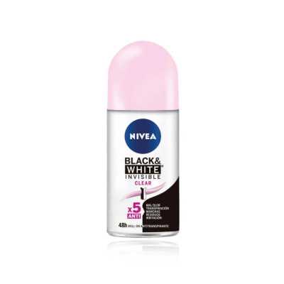 NIVEA DEO ROLL-ON INVISIBLE B&W CLEAR 50ML
