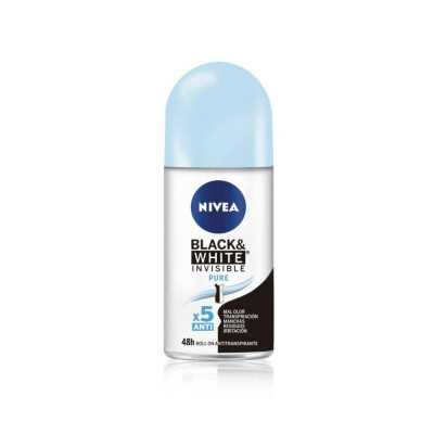 NIVEA DEO ROLL-ON INVISIBLE B&W PURE 50ML