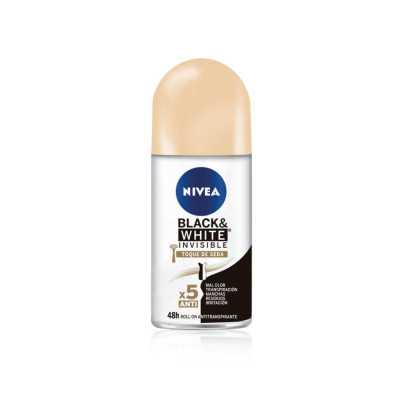 NIVEA DEO ROLL-ON INVISIBLE B&W TOQUE SEDA 50ML
