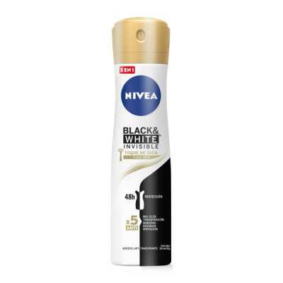 NIVEA DEO SPRAY INVISIBLE B&W TOQUE DE SEDA 150 ML
