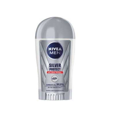NIVEA MEN DEO BARRA SILVER PROTECT ANTIBAC 43G