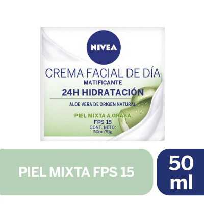 NIVEA CREMA FACIAL MATIFICANTE DIA SPF15 50ML