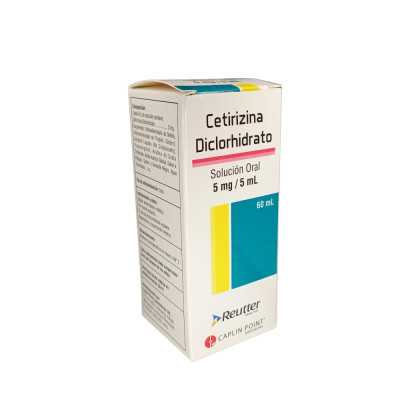 CETIRIZINA 5MG/5ML SOL ORAL 60ML REUTTER 