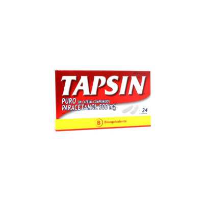 TAPSIN SC PURO 500MG X24COM