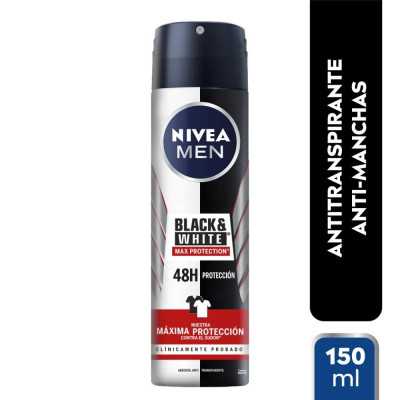 NIVEA MEN B&W MAX PROTECTION SPRAY 150ML