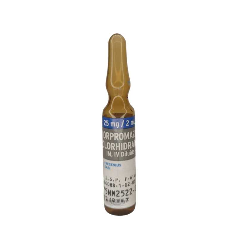 CLORPROMAZINA HCl 25mg/2mL FRESENIUS 