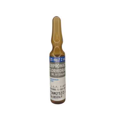 CLORPROMAZINA HCl 25mg/2mL FRESENIUS 