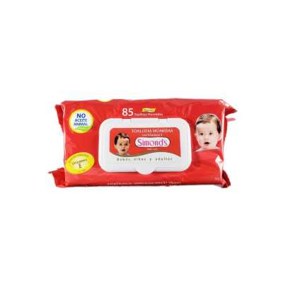 SIMONDS TOALLITAS HUMEDAS CON VIT E x85u