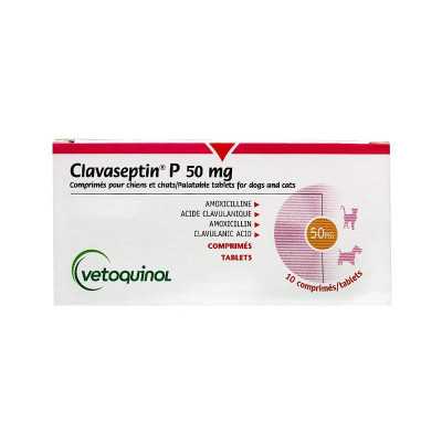 CLAVASEPTIN 50mg X10COM