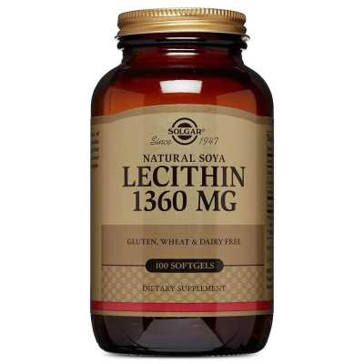 LECITINA DE SOYA 1360mg x100cap Solgar 