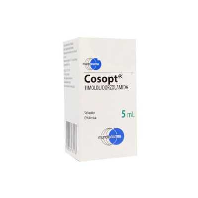 COSOPT SOLUCION OFTALMICA 5ML