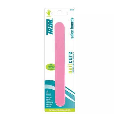 TRIM LIMAS PROFESIONALES ROSADA x2