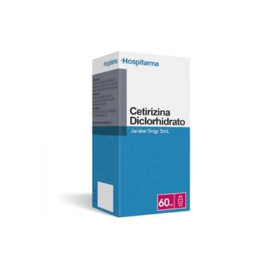 CETIRIZINA 5MG/5ML JARABE 60ML HOSPIFARMA 