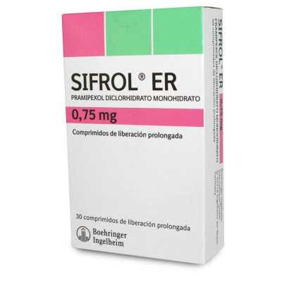 SIFROL ER 0 75MG X 30COM