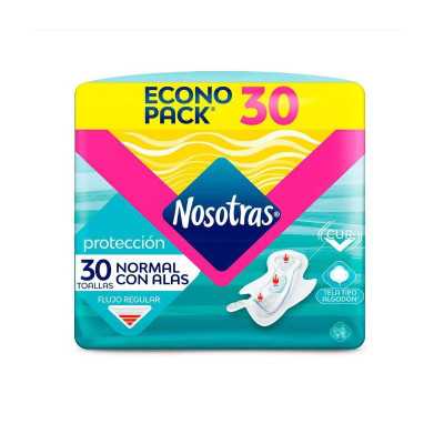 NOSOTRAS TOALLA 30 UN NORMAL TELA SUAVE C/ALAS