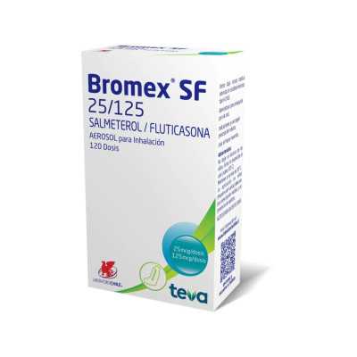 BROMEX-SF 125/25 INHALADOR X120DOSIS