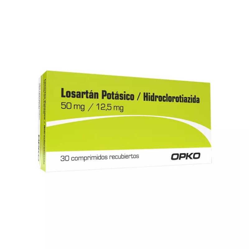 LOSARTAN HIDROCLOROTIAZI 50/12 5MG X30COM OPKO 